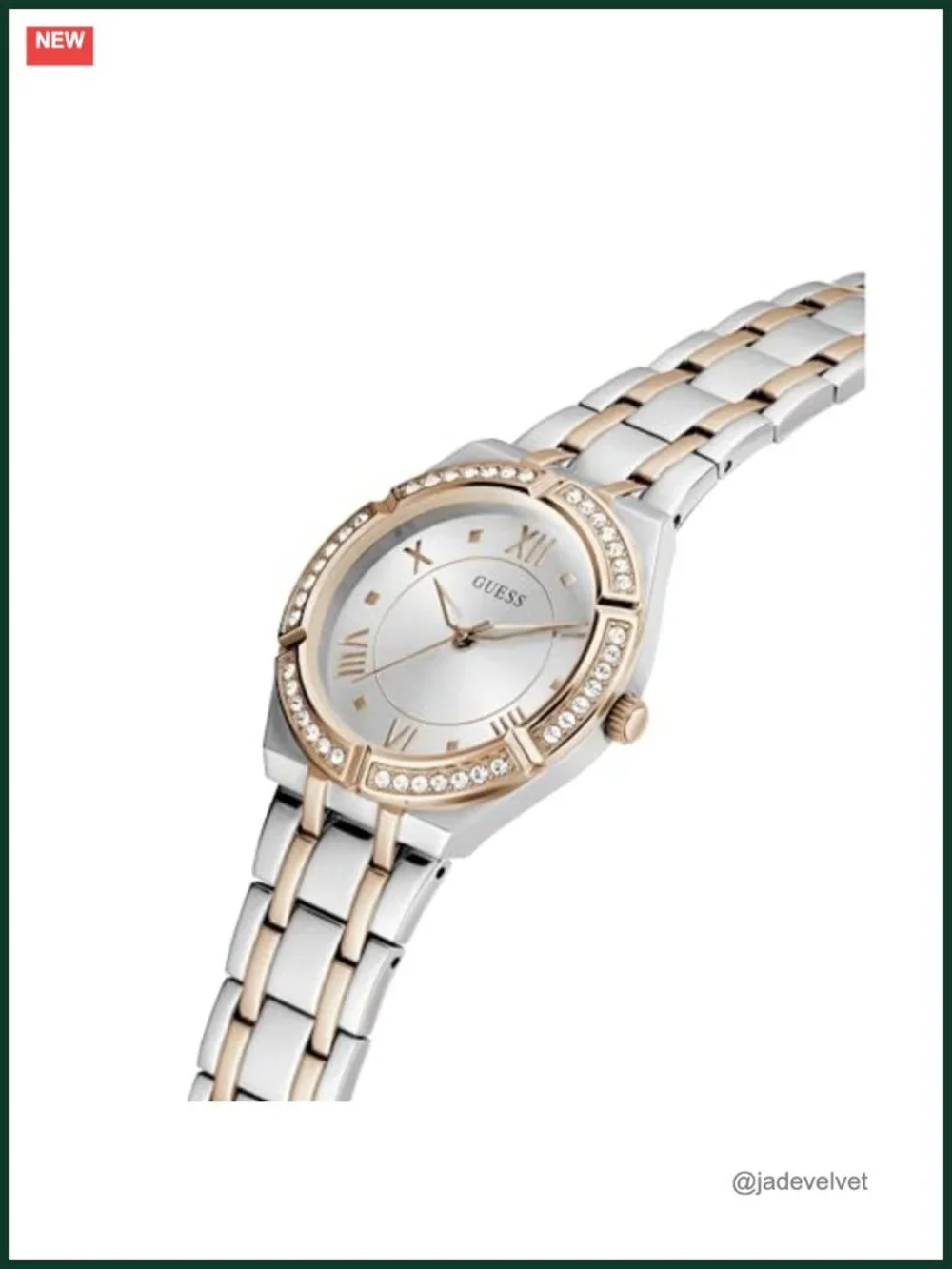 GUESS Unisex Adult Watch 36mm Silver Dial Mineral Glass 30M Water Resistant
